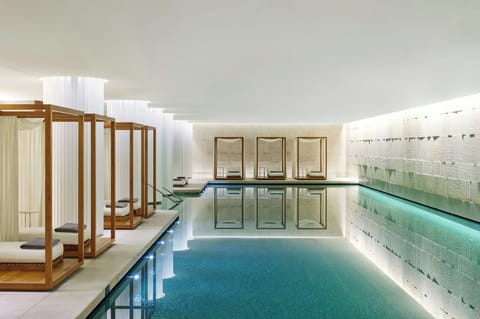 Indoor pool, free cabanas