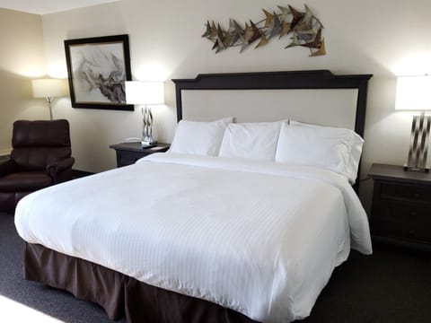 Standard Room, 1 King Bed | Blackout drapes, iron/ironing board, free WiFi, bed sheets