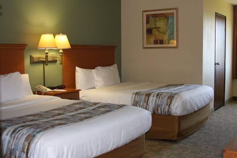 Room, 2 Queen Beds, Accessible | In-room safe, desk, iron/ironing board, free cribs/infant beds