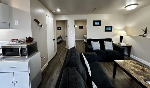 Suite, 2 Bedrooms | Living area | TV