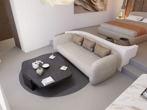 Villa | Living area | 40-inch plasma TV with satellite channels, TV, iPad