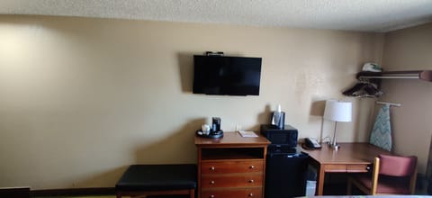 Room, 2 Queen Beds, Non Smoking | Desk, iron/ironing board, free WiFi, bed sheets