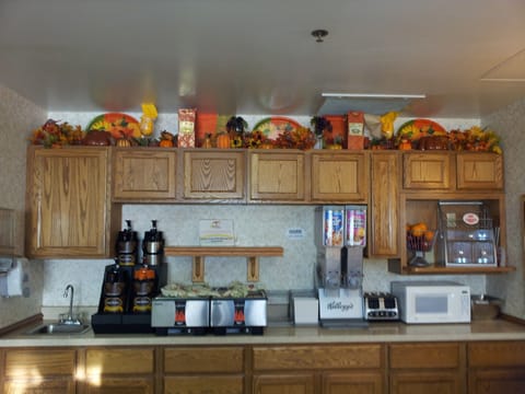 Free daily on-the-go breakfast