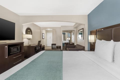 One Bedroom Suite, 1 King Bed, Non Smoking, Refrigerator & Microwave (with Sofabed) | In-room safe, desk, laptop workspace, soundproofing