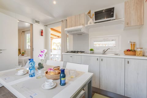 Comfort Mobile Home (Pet Friendly) | Living area | Flat-screen TV, table tennis