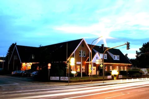 Front of property - evening/night