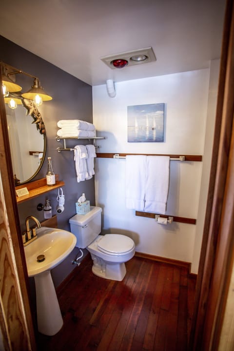 Deluxe Double Room (Stateroom 5) | Bathroom | Shower, free toiletries, hair dryer, towels