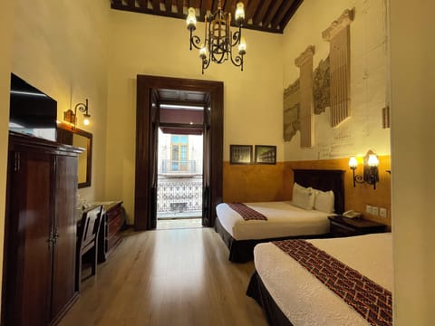 Standard Room, 2 Double Beds | In-room safe, individually decorated, individually furnished, desk