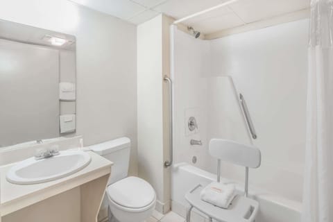 Free toiletries, hair dryer, towels