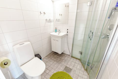 Family Room, Terrace | Bathroom | Shower, bidet, towels, toilet paper