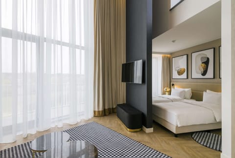 Minibar, in-room safe, desk, blackout drapes