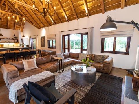 Luxury Chalet, 4 Bedrooms | Living area | Flat-screen TV