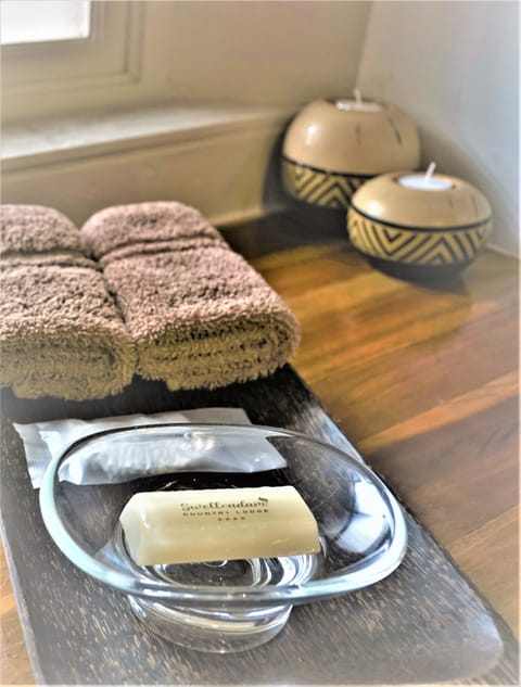 Comfort Twin Room (luxury twin (or king) with shower ) | Bathroom amenities | Free toiletries, hair dryer, towels, soap