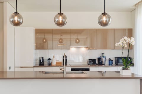 Room, 1 King Bed, Accessible (3 Bds - Castelnuovo Suite with pool) | Private kitchen | Fridge, microwave, oven, stovetop