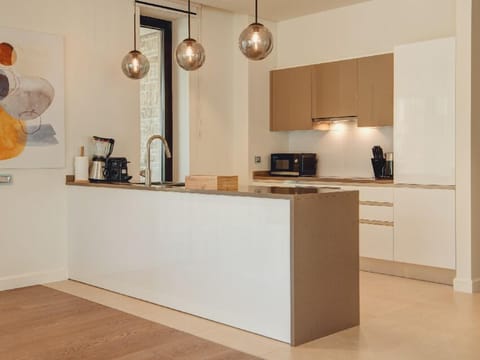 Room, 1 King Bed, Accessible (4 Bedrooms - Portonovi Village Suite) | Private kitchen | Fridge, microwave, oven, stovetop