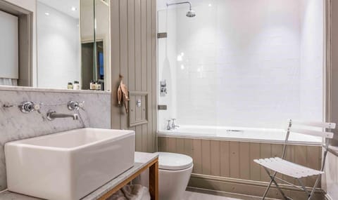 Free toiletries, hair dryer, towels, soap