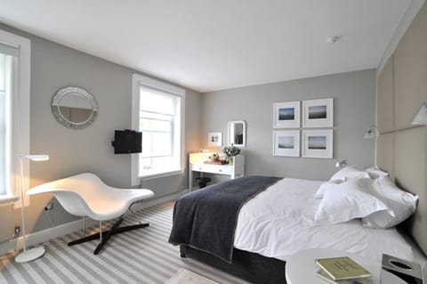 1 bedroom, desk, laptop workspace, iron/ironing board