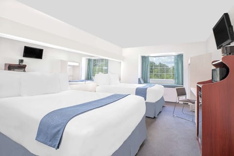 Standard Room, 2 Queen Beds, Non Smoking | Desk, iron/ironing board (on request), cribs (free), WiFi (free)