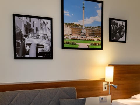 In-room safe, desk, laptop workspace, blackout drapes