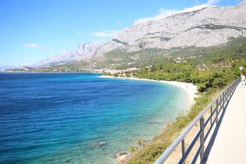 Beach nearby, beach umbrellas, beach towels, beach massages