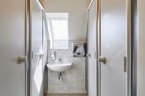 Shower, eco-friendly toiletries, hair dryer, soap