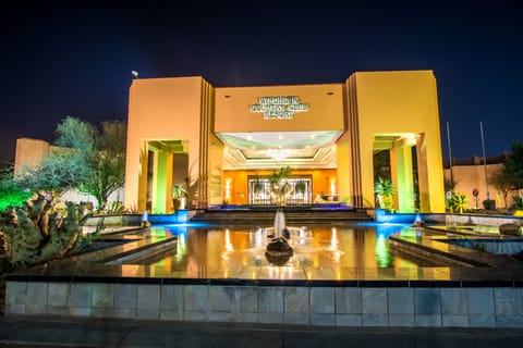 Front of property - evening/night