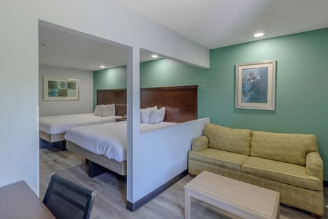 Room, Non Smoking (2 King Beds with Sofa Bed) | In-room safe, iron/ironing board, free WiFi, bed sheets