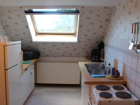 Apartment | Private kitchen | Electric kettle, highchair