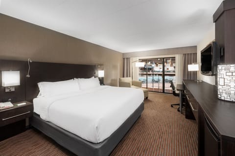 Standard Room, 1 King Bed, Pool View | Desk, blackout drapes, iron/ironing board, cribs (free)