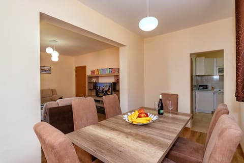 Family House, 3 Bedrooms | Living area | Flat-screen TV