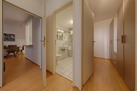 Comfort Apartment, 1 Double Bed, Kitchen (Living Room;with Sofabed) | Bathroom | Shower, rainfall showerhead, free toiletries, hair dryer