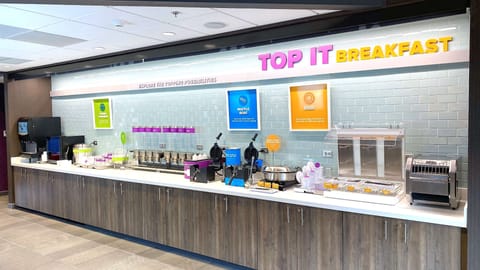 Free daily buffet breakfast