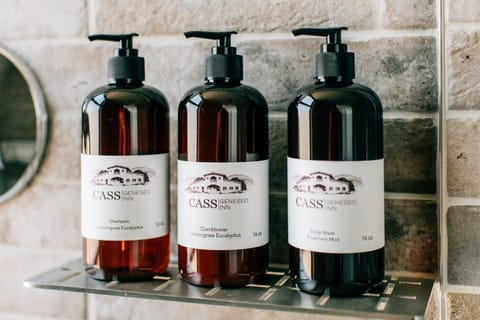 Changes ADA Compliant | Bathroom | Shower, rainfall showerhead, designer toiletries, hair dryer