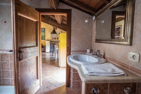 Apartment, 1 Bedroom | Bathroom | Shower, free toiletries, hair dryer, towels