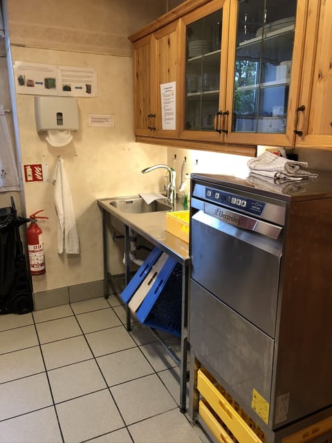 Shared fridge, microwave