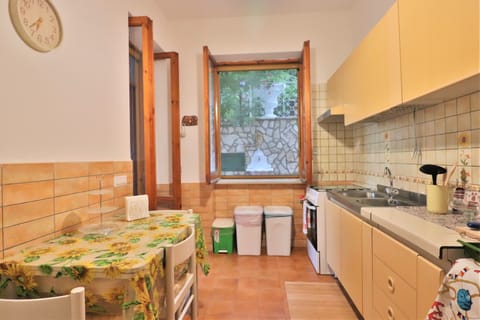 Panoramic Apartment, 2 Bedrooms | Private kitchen | Full-size fridge, microwave, oven, stovetop