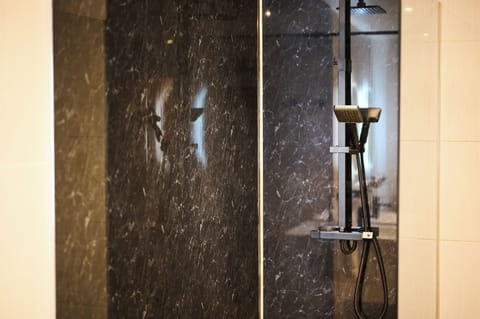 Free toiletries, hair dryer, towels