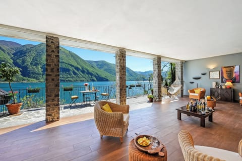 Honeymoon Villa, 2 Bedrooms, 2 Bathrooms, Lakeside (La Torre Di Porlezza) | View from room