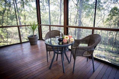 Self Contained Cabin, 1 Bedroom, Non Smoking, Kitchen (Pavilion in the Treetops), Pet-Friendly | Terrace/patio