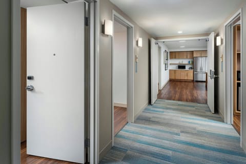 Premium bedding, individually furnished, desk, laptop workspace