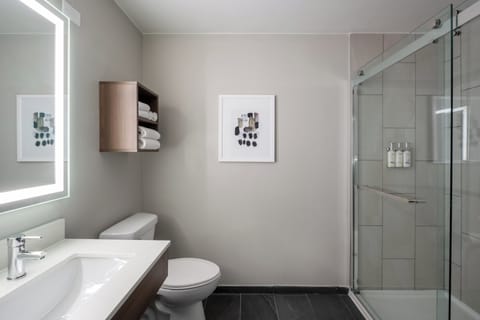 Studio Suite, 1 King Bed (Wet Bar) | Bathroom | Free toiletries, hair dryer, towels