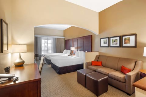 49-inch flat-screen TV with satellite channels, TV, Netflix