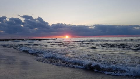 On the beach