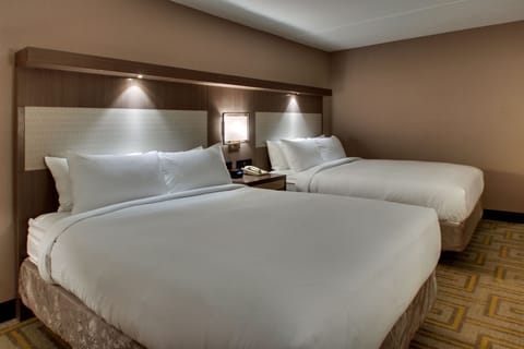 Pillowtop beds, in-room safe, desk, iron/ironing board