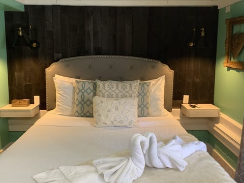 Standard Suite | Down comforters, memory foam beds, individually decorated