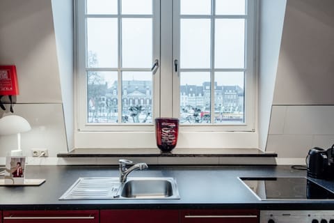 Apartment, Kitchen, City View | City view