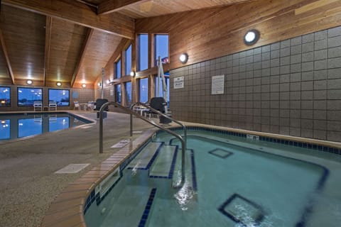 Indoor pool, open 6:00 AM to midnight, sun loungers