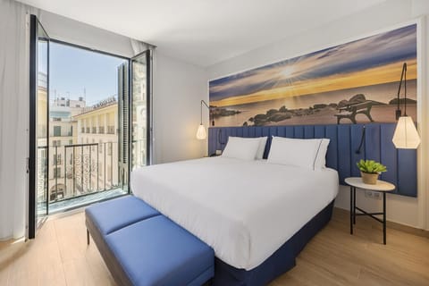 Premium bedding, down comforters, memory foam beds, minibar