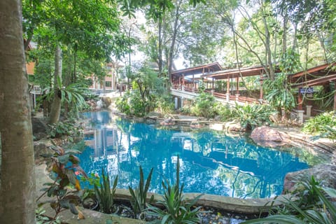 Indoor pool, outdoor pool