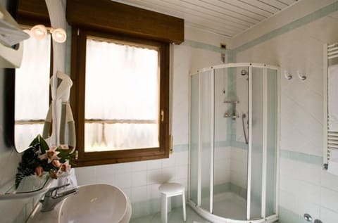 Free toiletries, hair dryer, bidet, towels